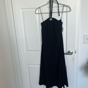 Old Navy NWT Black Halter Midi Dress